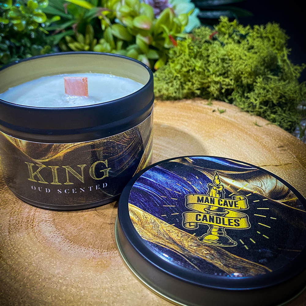 King - Oud Scented Man Cave Candle