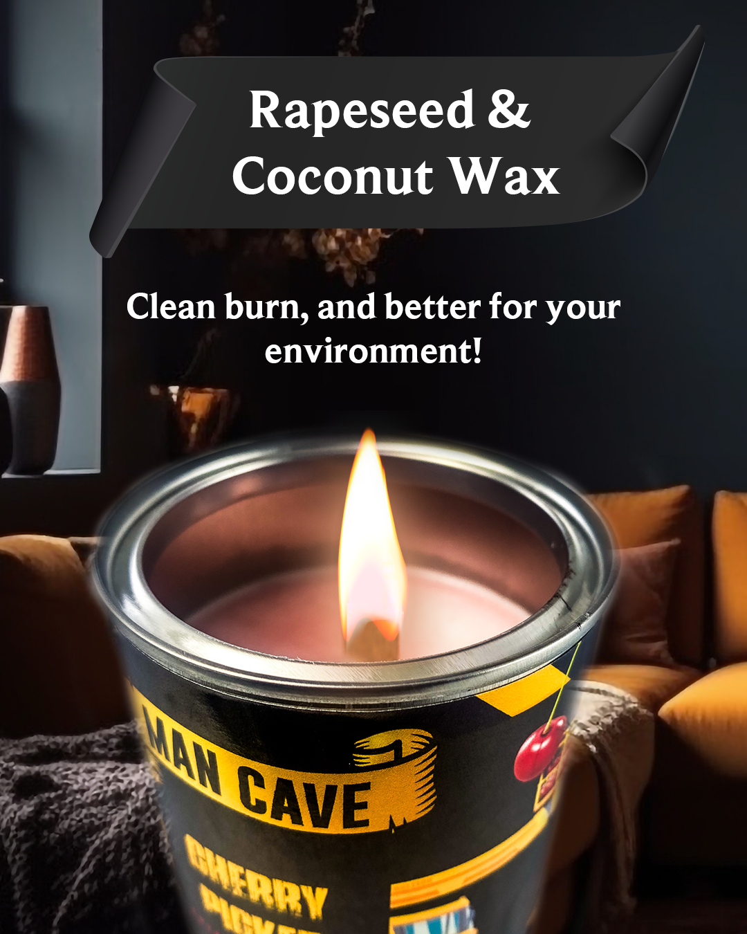 Bounty Hunter - Coconut Scented Man Cave Candle