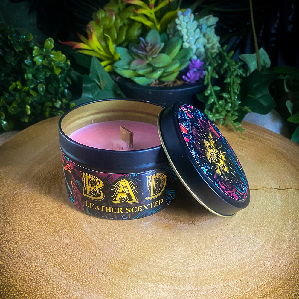 Bad Boy Candle - Petrol/Leather scented Man Cave Candle